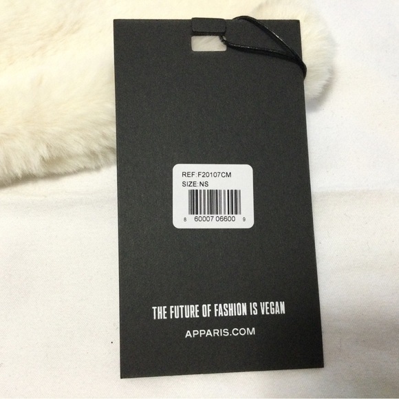 Apparis Bambi Pull Through Faux Fur Scarf - Picture 6 of 16